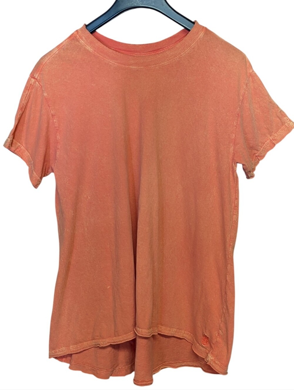 Free People Movement Coral Oversized Color Washed T Shirt Size Small